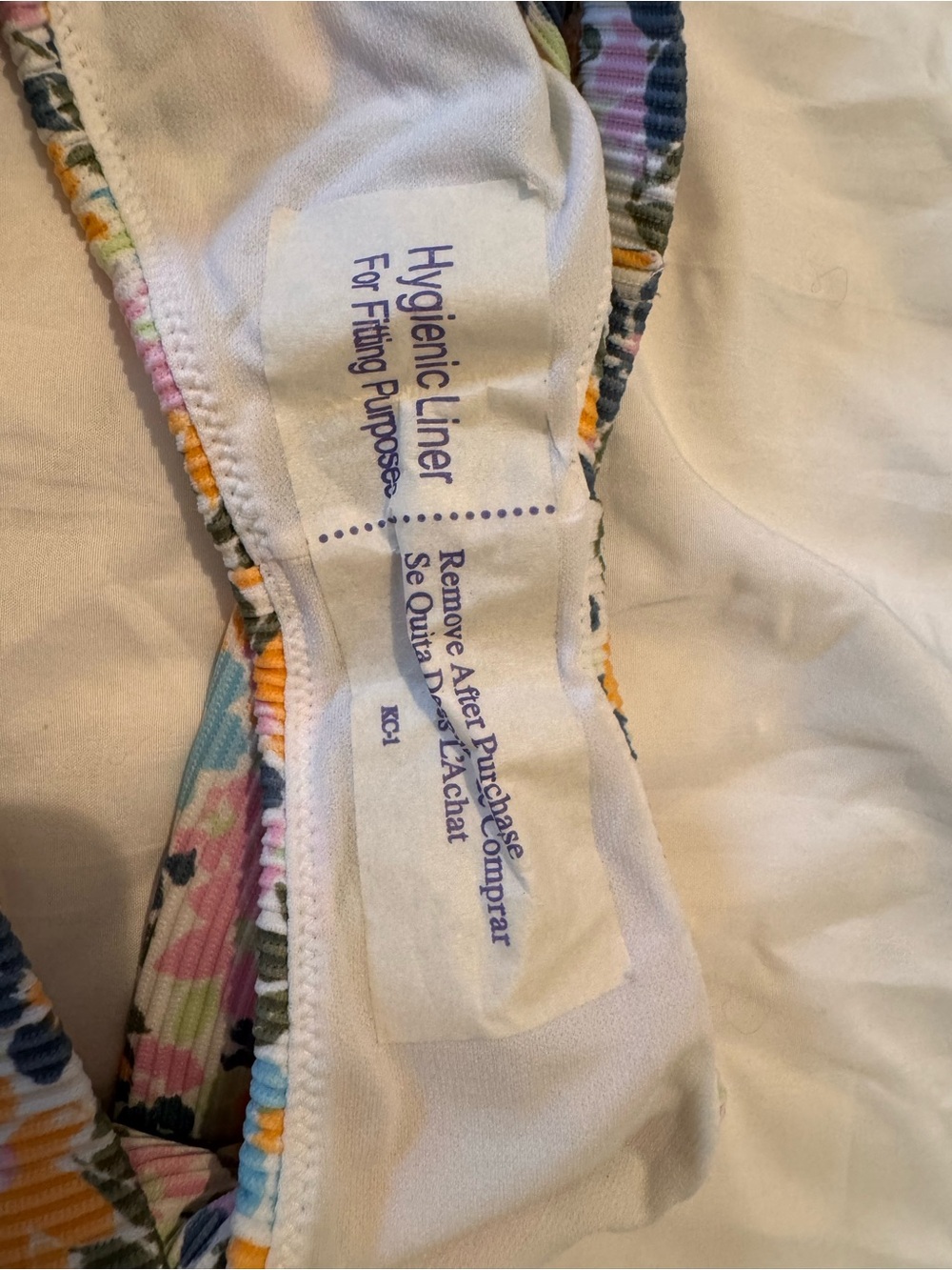 Roxy Floral Ribbed Bikini Bathing Suit Bottom - Picture 5 of 5